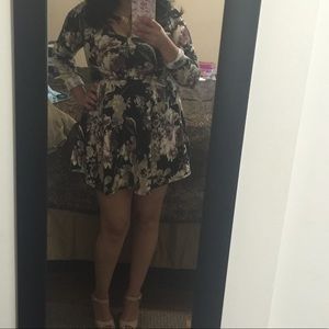 Windsor Black Floral Dress
